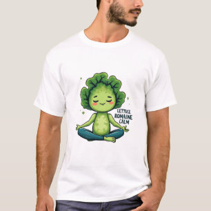 Camiseta Alface Romaine Calm Funny Pun T-Shirt