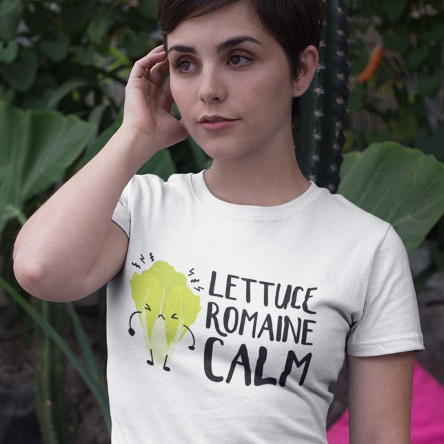 Camiseta Alface Romana Calma (Criador carregado)