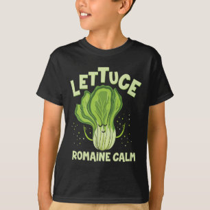 Camiseta Alface Romana Calma Mindfulness Vegano Amante de Y