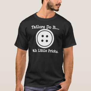 Camiseta Alfaiates fazem isso... com pequenos pontos.