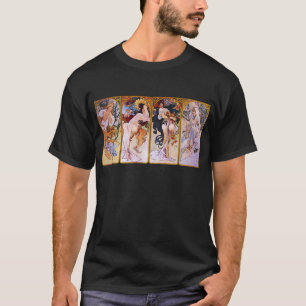 Camiseta Alfons Mucha ~ As quatro estações