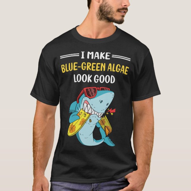 Camiseta Algas Azul-esverdeadas Parecem Boas (Frente)
