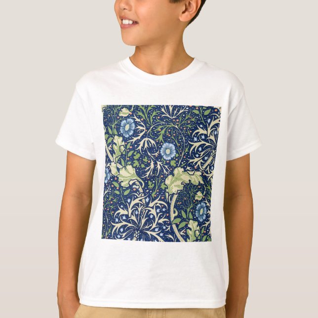 Camiseta Algas (por William Morris) (Frente)