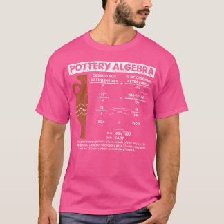 Camiseta Álgebra de Cerâmica Engraçado Artista de Argila Ce