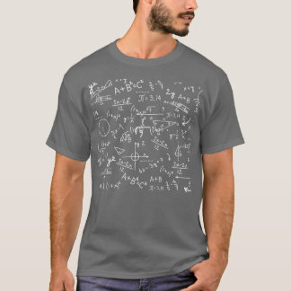 Camiseta Álgebra de Fórmulas de Matemática do Professor de