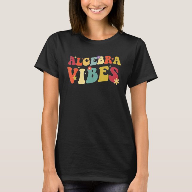 Camiseta Álgebra Matemática Vibes Matemáticos Professor Alg (Frente)