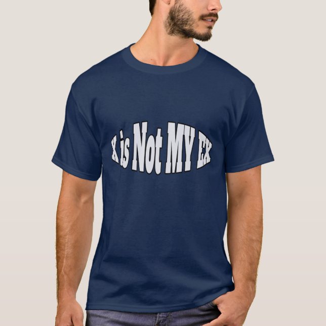 Camiseta Álgebra: X Não É Meu Ex (Frente)