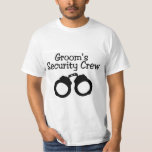 Camiseta Algemas do grupo da segurança dos noivos<br><div class="desc">Grupo da segurança dos noivos</div>