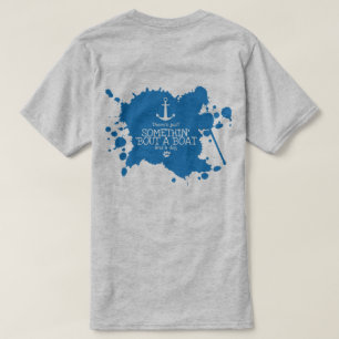 Camiseta Algo 'ataque um barco e um t-shirt do cão