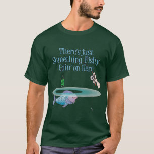 Camiseta Algo Com Pesca A Passar Em Artes De Pesca Engraçad