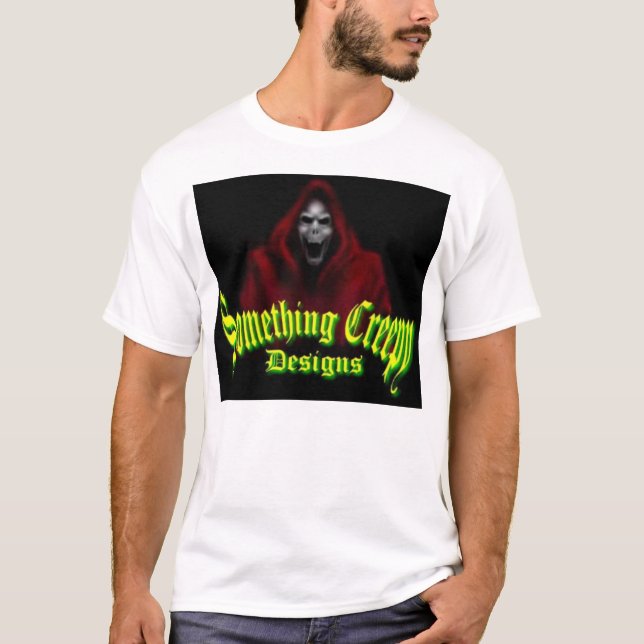 Camiseta algo design assustador (Frente)