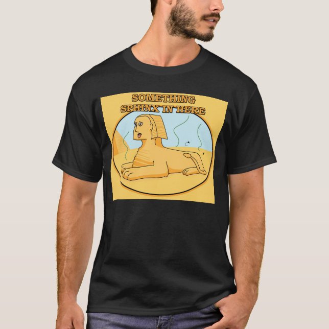 Camiseta Algo esfinge dentro aqui (Frente)