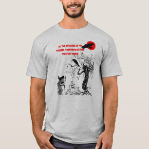 Camiseta Algo mal assim vem a T-Shirt do Dia das Bruxas.