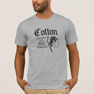 CAMISETA ALGODÃO COM GRANDES BOLAS