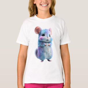 Camiseta Algodão de Açúcar Caprichoso Pastel Chinchila Cria