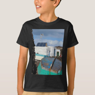 Camiseta Algodão de Pesca de Lobos-insulares Vinheta Vertic