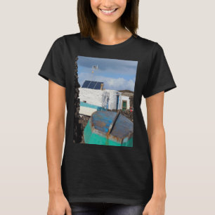 Camiseta Algodão de Pesca de Lobos-insulares Vinheta Vertic