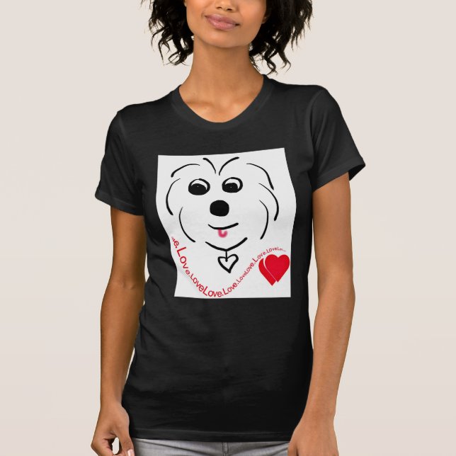 Camiseta Algodão de Tulear Amor (Frente)