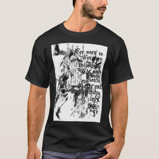 Camiseta Algodão Preto
