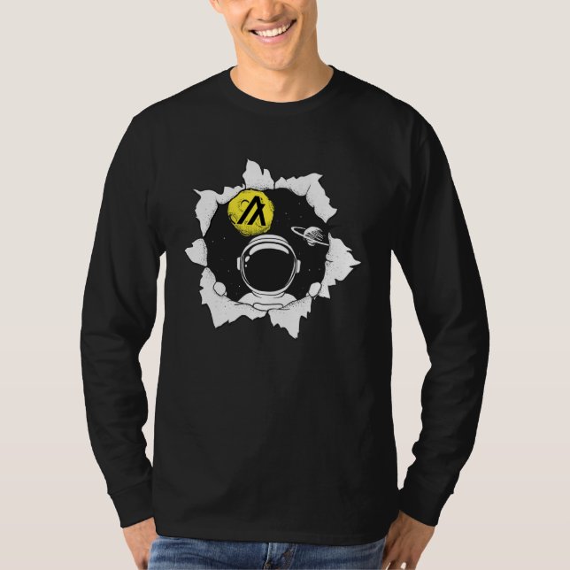 Camiseta Algorand Token Cryptocurrency Space Moon Gear (Frente)