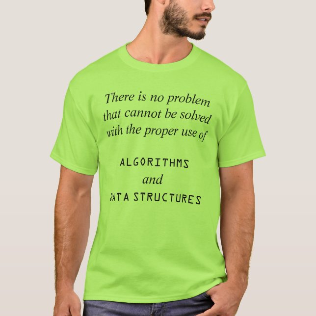 Camiseta Algoritmos+Estruturas de dados (Frente)