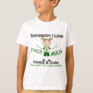 Camiseta Alguém amor de I - câncer de figado (menina)