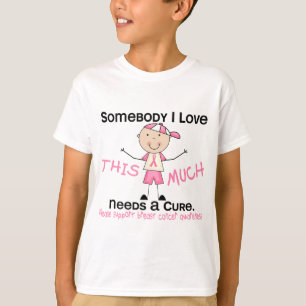 Camiseta Alguém amor de I - cancro da mama (menino)