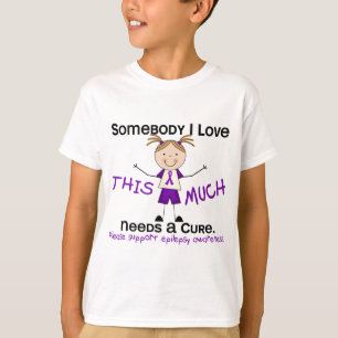 Camiseta Alguém amor de I - epilepsia (menina)
