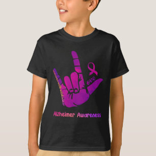 Camiseta Alguém com Alzheimer Amor Alzheimer Sensibilização