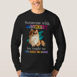 Camiseta Alguém Com Sussurros Me Ensinou O Gato