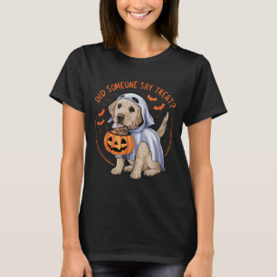 Camiseta Alguém Disse Brinquedo_ Cachorro Labrador no Hallo