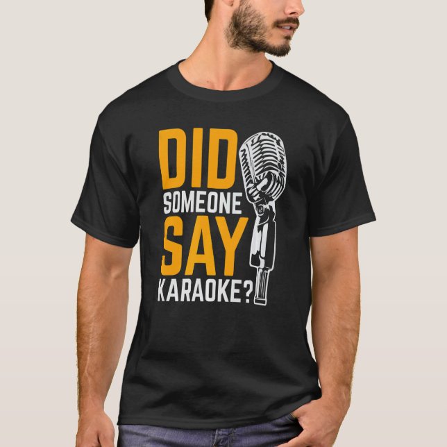 Camiseta Alguém Disse Karaokê (Frente)