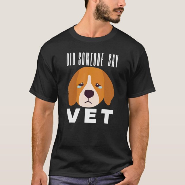 Camiseta Alguém Disse "Vet Pet Cat Dog Scary Costume 5" (Frente)