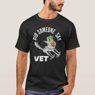 Camiseta Alguém Disse Veterinário Gato Veterinário Dono de