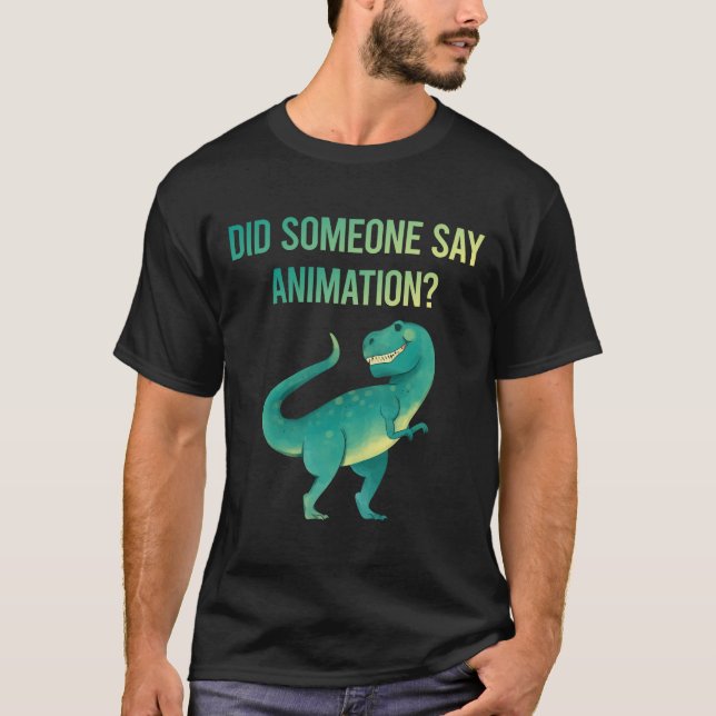 Camiseta Alguém Diz Animação (Frente)