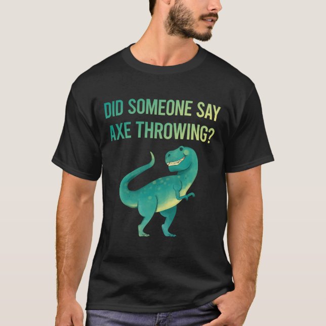 Camiseta Alguém Diz Ax Jogando Eixos (Frente)