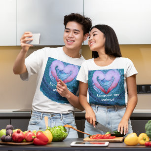 Camiseta Alguém diz o camarão