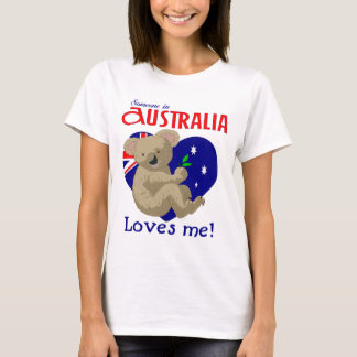 Camiseta Alguém em Austrália ama-me Koala