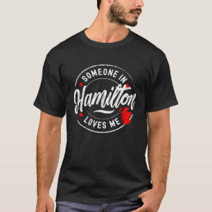 Camiseta Alguém em Hamilton Scotland me ama