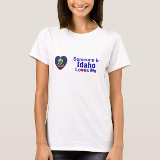 Camiseta Alguém em Idaho ama-me