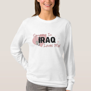 Camiseta Alguém em Iraque ama-me!