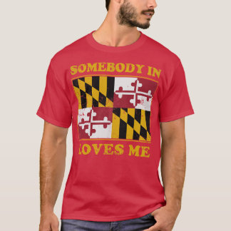 Camiseta Alguém Em Maryland Me Ama