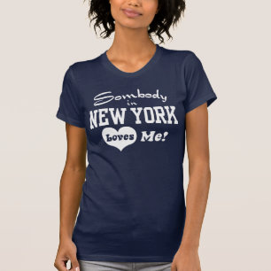 Camiseta alguém em New York ama-me!