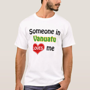 Camiseta Alguém em Vanuatu me ama