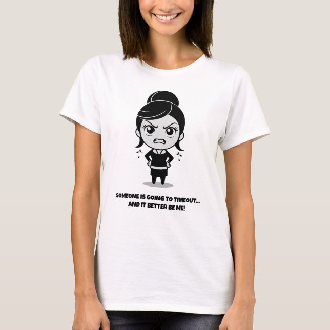 Camiseta Alguém está indo para o tempo limite (Frente)