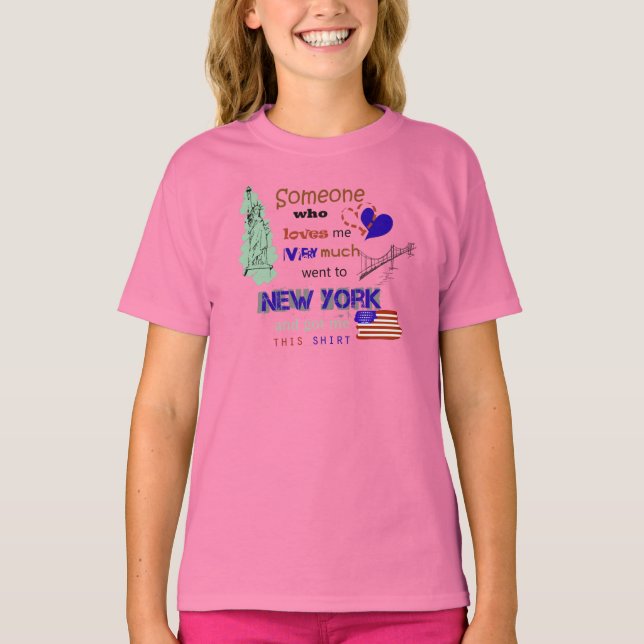 Camiseta Alguém me pegou - NY (Frente)
