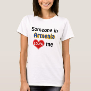 Camiseta Alguém na Armênia me ama