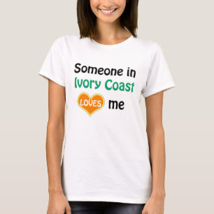 Camiseta Alguém na Costa do Marfim me ama