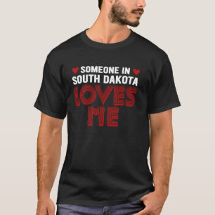 Camiseta Alguém Na Dakota Do Sul Me Ama Monte Rushmore Rua