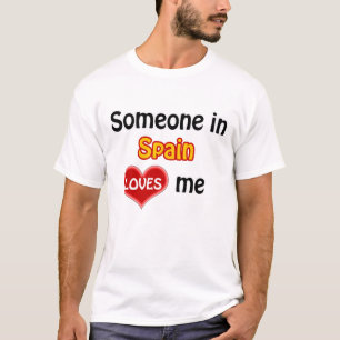 Camiseta Alguém na Espanha me ama